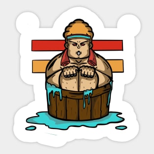 Sauna and shower Sticker